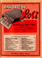 télécharger la partition d'accordéon Im Leben geht alles vorüber  (Tout passe dans la vie) au format PDF