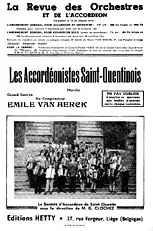 télécharger la partition d'accordéon les accordéonistes saint-quentinois au format PDF