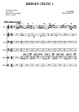 télécharger la partition d'accordéon MEDLEY CELTIC (conducteur pour ensemble d'accordéons) au format PDF