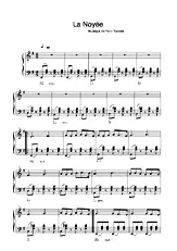 télécharger la partition d'accordéon LA NOYEE (THE DROWNED GIRL) au format PDF