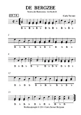 télécharger la partition d'accordéon DE BERGZEE Griffschrift au format PDF