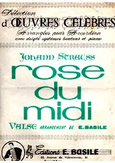 télécharger la partition d'accordéon ROSE DU MIDI  au format PDF