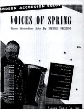 télécharger la partition d'accordéon Voices of Spring au format PDF