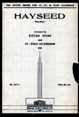 télécharger la partition d'accordéon Hayseed au format PDF