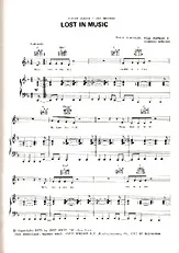 télécharger la partition d'accordéon Lost in music au format PDF