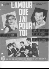 télécharger la partition d'accordéon L'amour que j'ai pour toi (The love of a man) au format PDF