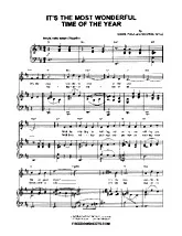télécharger la partition d'accordéon It's the most wonderful time of the year au format PDF