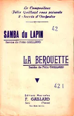 télécharger la partition d'accordéon Samba du Lapin au format PDF