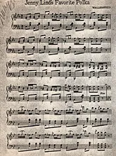 télécharger la partition d'accordéon Jenny Linds Favorite Polka au format PDF