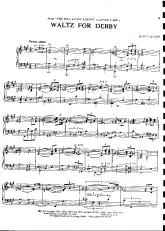 télécharger la partition d'accordéon Waltz for Debby au format PDF