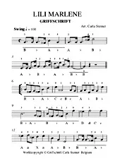 télécharger la partition d'accordéon LILI MARLENE Griffschrift au format PDF