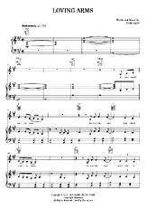 télécharger la partition d'accordéon Loving arms (J'ai pleuré sur ma guitare) au format PDF