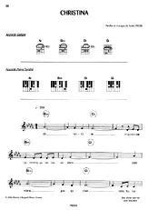 télécharger la partition d'accordéon Christina au format PDF