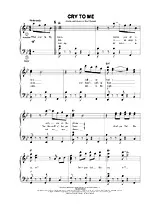télécharger la partition d'accordéon CRY TO ME au format PDF