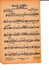 télécharger la partition d'accordéon Plus loin.....(Du Film Violettes impériales) au format PDF