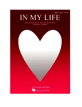 télécharger la partition d'accordéon In my life au format PDF
