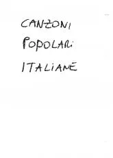 télécharger la partition d'accordéon Canzoni Popolari Italiane (17 Titres) au format PDF