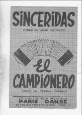télécharger la partition d'accordéon El campionero (Orchestration) au format PDF