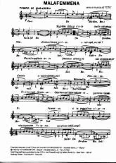 télécharger la partition d'accordéon Malafemmena (Tempo di Habanera)  (Accordéon)  au format PDF
