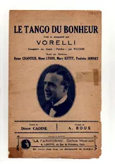 télécharger la partition d'accordéon LE TANGO DU BONHEUR au format PDF