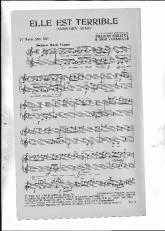 télécharger la partition d'accordéon Elle est terrible (Somethin'else) (orchestration suite) au format PDF