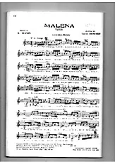 télécharger la partition d'accordéon MALENA au format PDF