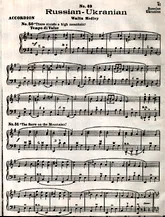 télécharger la partition d'accordéon Russian Ukranian Waltz medley au format PDF