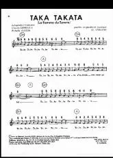 télécharger la partition d'accordéon Taka Takata (La femme du Torero) au format PDF