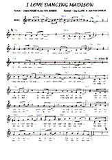 télécharger la partition d'accordéon I LOVE DANCING MADISON au format PDF