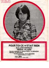 télécharger la partition d'accordéon POUR TOI CE N'ETAIT RIEN (la lontananza) au format PDF