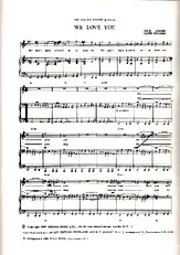 télécharger la partition d'accordéon We love you au format PDF