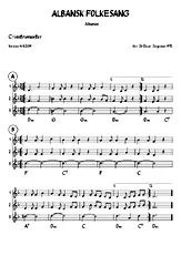 télécharger la partition d'accordéon Albansk Folkesang au format PDF