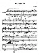 télécharger la partition d'accordéon Sonata N°4 (Bayan) au format PDF