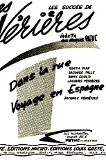 télécharger la partition d'accordéon Jacques Vérières - Recueil 6 titres au format PDF