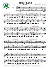 télécharger la partition d'accordéon Spirit Land au format PDF
