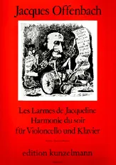 télécharger la partition d'accordéon Les larmes de Jacqueline & Harmonie du soir au format PDF