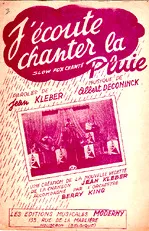 télécharger la partition d'accordéon J'écoute chanter la pluie au format PDF