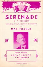 télécharger la partition d'accordéon Sérénade de SCHUBERT au format PDF