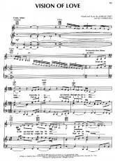 télécharger la partition d'accordéon Vision of love au format PDF