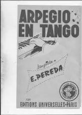 télécharger la partition d'accordéon Arpegio en tango (bandonéon 1 et 2) au format PDF