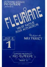 télécharger la partition d'accordéon Fleuriane au format PDF