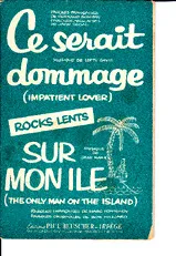 télécharger la partition d'accordéon Ce serait dommage (Impatient lover - Orchestration) au format PDF