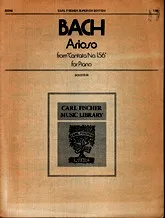 télécharger la partition d'accordéon Bach Arioso au format PDF