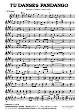 télécharger la partition d'accordéon TU DANSES FANDANGO au format PDF