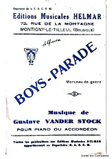 télécharger la partition d'accordéon Boys-Parade au format PDF