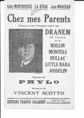 télécharger la partition d'accordéon Chez mes Parents au format PDF