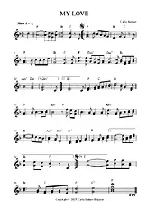 télécharger la partition d'accordéon MY LOVE au format PDF
