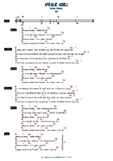 télécharger la partition d'accordéon Afrique adieu (Lead sheet) au format PDF