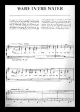 télécharger la partition d'accordéon Wade in the water au format PDF