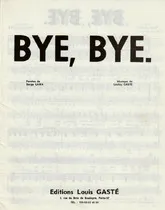 télécharger la partition d'accordéon Bye, bye au format PDF